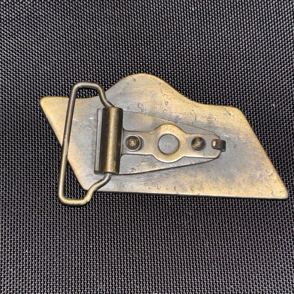 Vintage Brass Elvis Belt Buckle​ - Picture 2 of 2